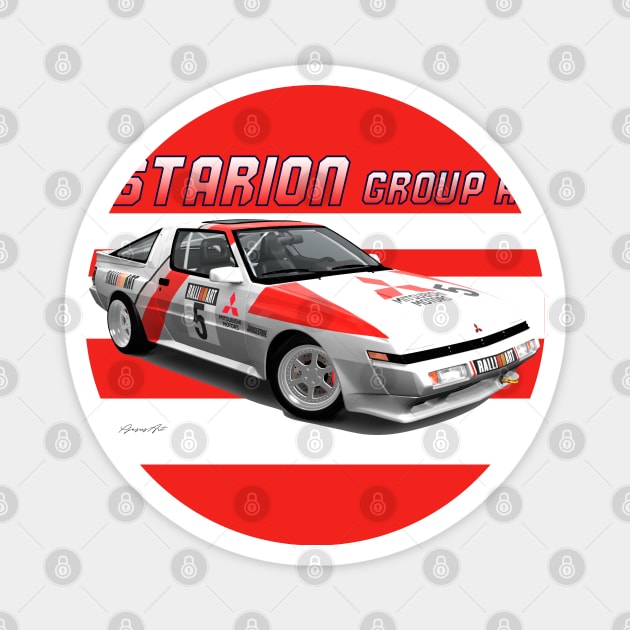 Mitsubishi Starion Magnet by PjesusArt